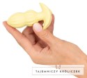 Cuties Wibrująca Zatyczka Anatomiczna Żołta 7 Trybow Silikon 8cm Cuties