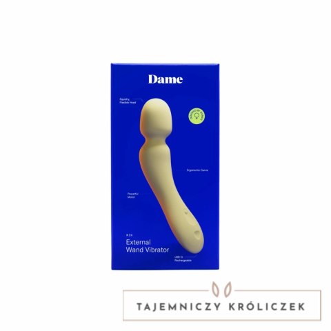 Dame Min Mini Wand - kompaktowy masażer punktowy, kolor Butter Dame