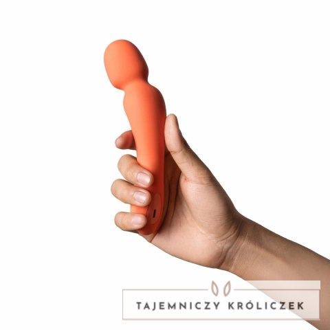Dame Min Mini Wand model kompaktowy, papaya, cichy i precyzyjny Dame