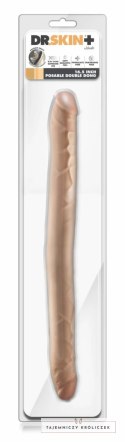 Dr. Skin Plus model podwojny 35,5 cm silikonowy, elastyczny, beżowy Dr Skin