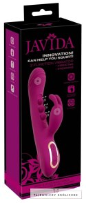 Javida 2F Vibrator Squirting - zaawansowany model z funkcją pulsacji, silikonowy, 22,5 cm JAVIDA