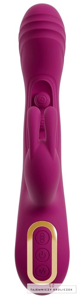 Javida 2F Vibrator Squirting - zaawansowany model z funkcją pulsacji, silikonowy, 22,5 cm JAVIDA