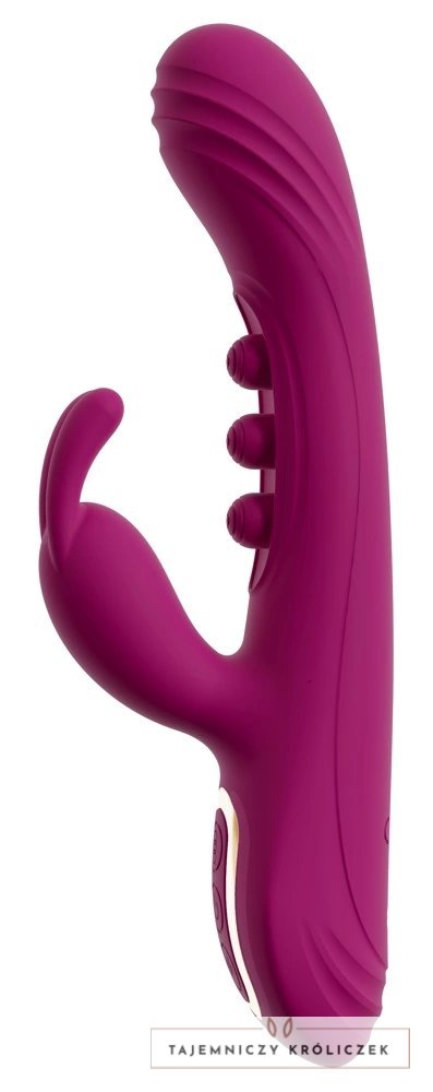 Javida 2F Vibrator Squirting - zaawansowany model z funkcją pulsacji, silikonowy, 22,5 cm JAVIDA
