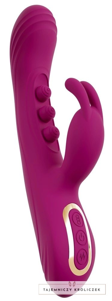 Javida 2F Vibrator Squirting - zaawansowany model z funkcją pulsacji, silikonowy, 22,5 cm JAVIDA