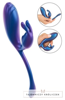 Sweet Smile Metallic Double System - elastyczny silikonowy model 22,5 cm Sweet Smile