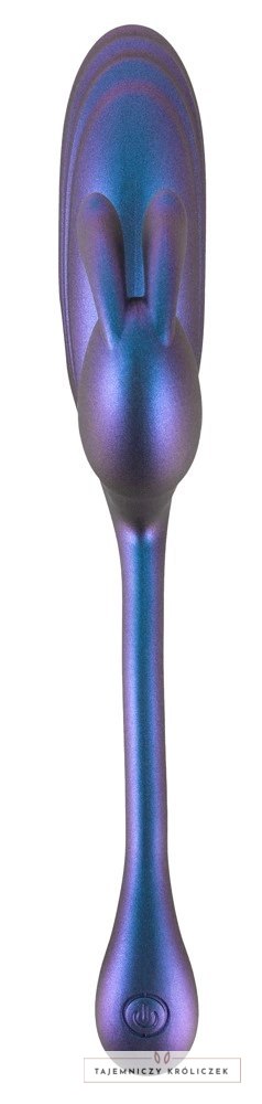 Sweet Smile Metallic Double System - elastyczny silikonowy model 22,5 cm Sweet Smile