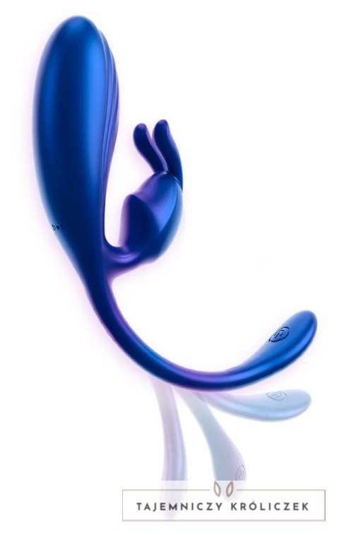 Sweet Smile Metallic Double System - elastyczny silikonowy model 22,5 cm Sweet Smile