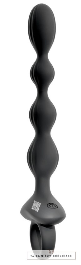 ANOS Flexible Beads model z 2 silnikami i 10 trybami wibracji, czarne ANOS