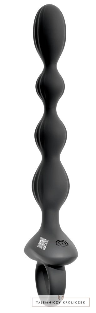 ANOS Flexible Beads model z 2 silnikami i 10 trybami wibracji, czarne ANOS