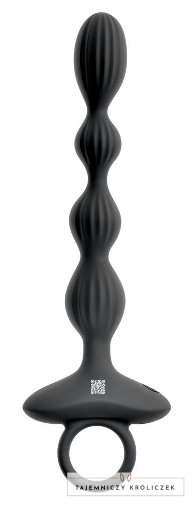 ANOS Flexible Beads model z 2 silnikami i 10 trybami wibracji, czarne ANOS