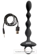 ANOS Flexible Beads model z 2 silnikami i 10 trybami wibracji, czarne ANOS