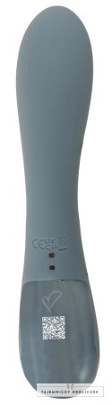 Beau Coeur Velina Rabbit - dwusilnikowy model silikonowy, 20 cm, rożowy Beau coeur