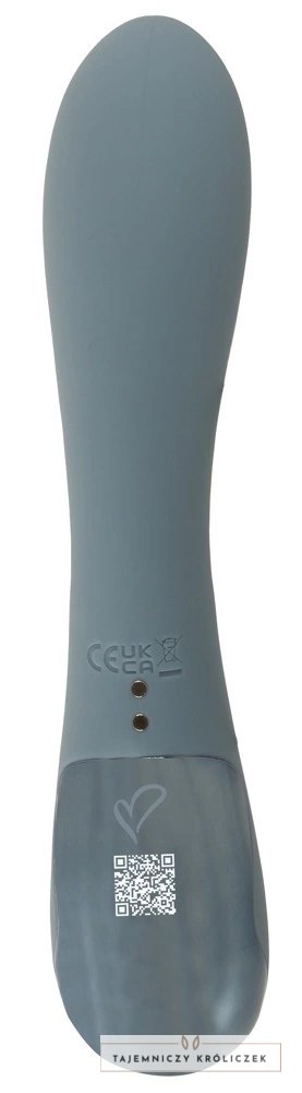 Beau Coeur Velina Rabbit - dwusilnikowy model silikonowy, 20 cm, rożowy Beau coeur