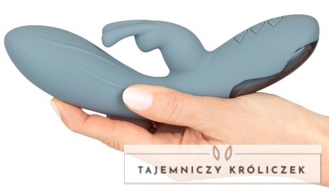 Beau Coeur Velina Rabbit - dwusilnikowy model silikonowy, 20 cm, rożowy Beau coeur