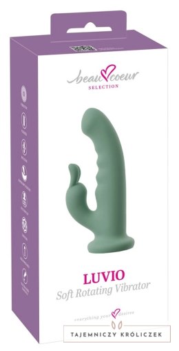 Beau coeur Luvio Rotating Soft - wibrujący model z obrotową głowicą, silikon, 19,3 cm Beau coeur
