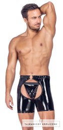 Black Level Chaps Vinyl czarne L elastyczne spodnie z pierścieniem Black Level