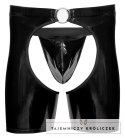 Black Level Chaps Winylowe Czarne 2XL z Dekoracyjnym Pierścieniem Black Level