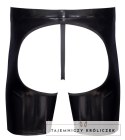 Black Level Spodnie Chaps Winylowe XL z Elastycznym Pasem, Czarny Połysk Black Level