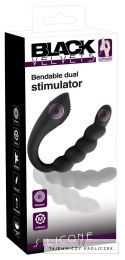 Black Velvets Bendable Dual - elastyczny stymulator dwustronny silikonowy 26cm Black Velvets