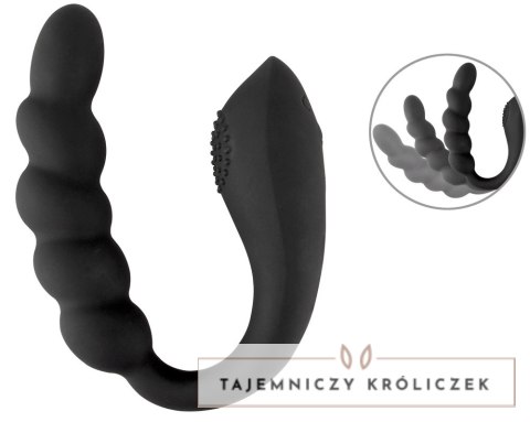 Black Velvets Bendable Dual - elastyczny stymulator dwustronny silikonowy 26cm Black Velvets