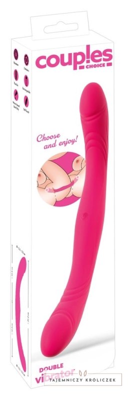 Coup!es Choice CC podwojny wibrator silikonowy z dwoma silnikami 31,2 cm Couples Choice