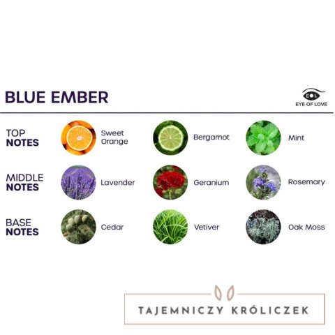 Eye of Love Bloom Blue Ember odświeżacz do pomieszczeń 150 ml EYE OF LOVE