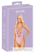 Kissable Body L/XL z haftem kwiatowym, rożowy, regulowane ramiączka Kissable