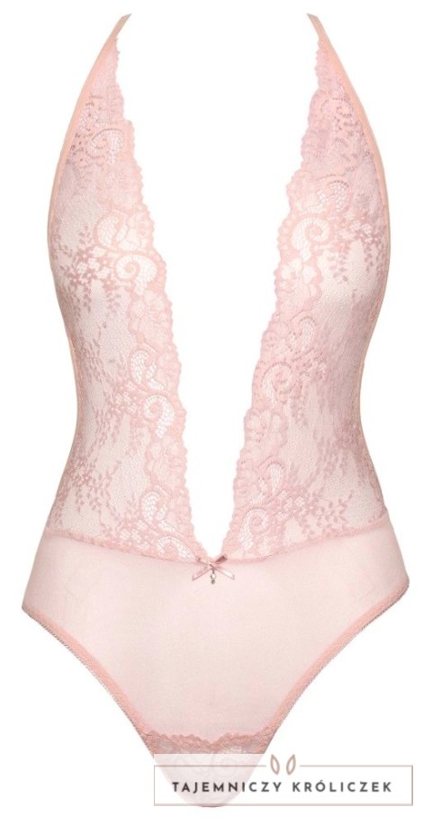 Kissable Body Pink L/XL - koronkowy model z regulowanymi ramiączkami Kissable