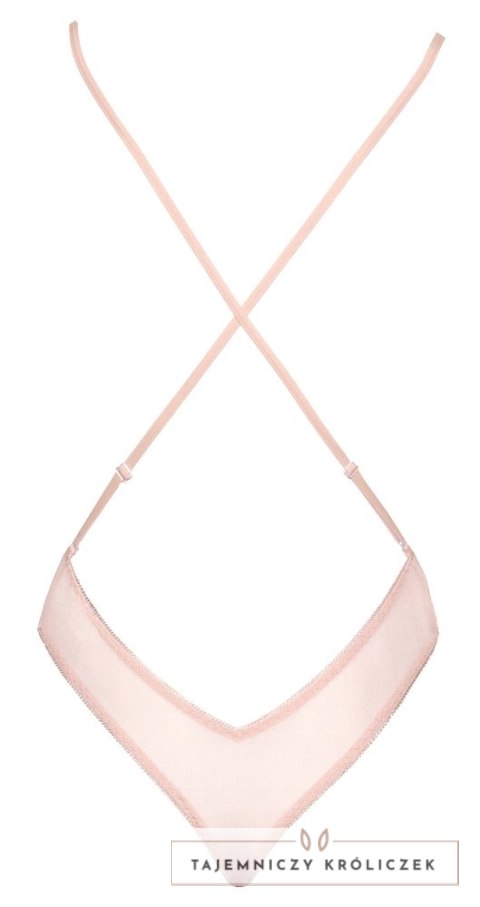 Kissable Body Pink L/XL - koronkowy model z regulowanymi ramiączkami Kissable