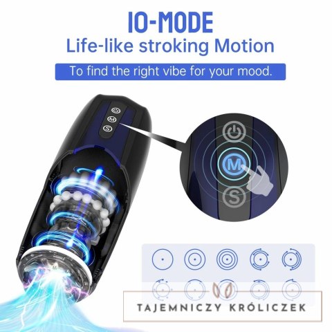 Magic Motion Xone Czarny - Maszyna intymna z aplikacją i 10 trybami Magic Motion