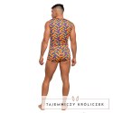 Male Power Pride Fest Koszulka Fitness XL Tęczowa Lekka Male Power