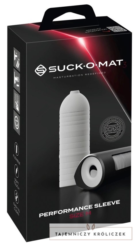Orion Suck-O-Mat 3 Wkład Performance Sleeve M, silikonowy, 21 cm Suck-O-Mat
