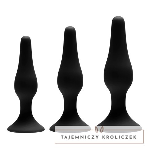 XR Brands 3-elementowy zestaw silikonowy do treningu - rożne rozmiary XR Brands
