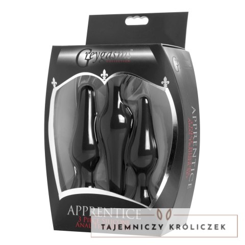 XR Brands 3-elementowy zestaw silikonowy do treningu - rożne rozmiary XR Brands