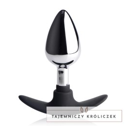 XR Brands Plug anatomiczny metalowo-silikonowy średni 848518036131 XR Brands