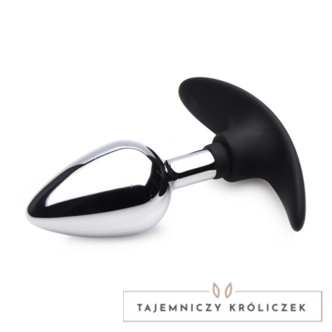 XR Brands Plug anatomiczny metalowo-silikonowy średni 848518036131 XR Brands
