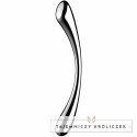 Satisfyer Cosmic Crest 1 - dwustronny masażer ze stali nierdzewnej SATISFYER DILDO