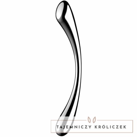 Satisfyer Cosmic Crest 1 - dwustronny masażer ze stali nierdzewnej SATISFYER DILDO