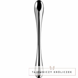 Satisfyer Cosmic Crest 1 - dwustronny masażer ze stali nierdzewnej SATISFYER DILDO