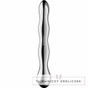 Satisfyer Cosmic Crest 2 - dwustronny model ze stali nierdzewnej 20,5 cm SATISFYER DILDO