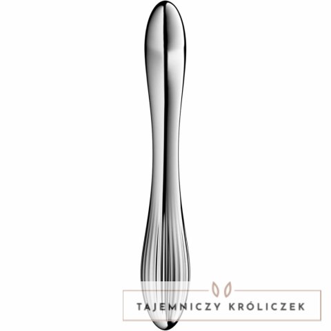 Satisfyer Pure Gravity 1 - dwustronny model ze stali nierdzewnej, srebrny SATISFYER DILDO
