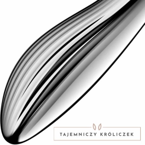 Satisfyer Pure Gravity 1 - dwustronny model ze stali nierdzewnej, srebrny SATISFYER DILDO