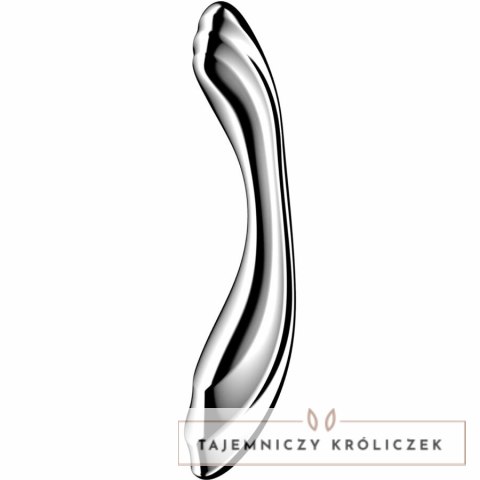 Satisfyer Pure Gravity 2 stalowy dwustronny model z falistą strukturą SATISFYER DILDO