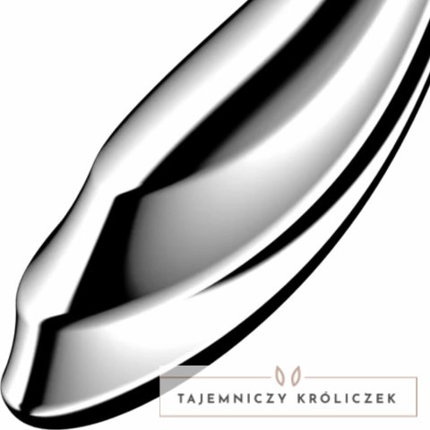Satisfyer Pure Gravity 2 stalowy dwustronny model z falistą strukturą SATISFYER DILDO