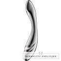 Satisfyer Pure Gravity 3 - dwustronny masażer ze stali nierdzewnej SATISFYER DILDO