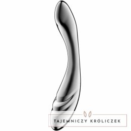 Satisfyer Pure Gravity 3 - dwustronny masażer ze stali nierdzewnej SATISFYER DILDO