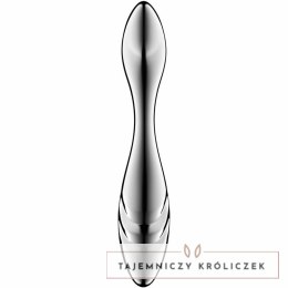 Satisfyer Pure Gravity 3 - dwustronny masażer ze stali nierdzewnej SATISFYER DILDO