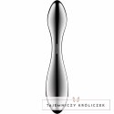 Satisfyer Pure Gravity 3 - dwustronny masażer ze stali nierdzewnej SATISFYER DILDO