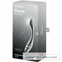 Satisfyer Pure Gravity 3 - dwustronny masażer ze stali nierdzewnej SATISFYER DILDO