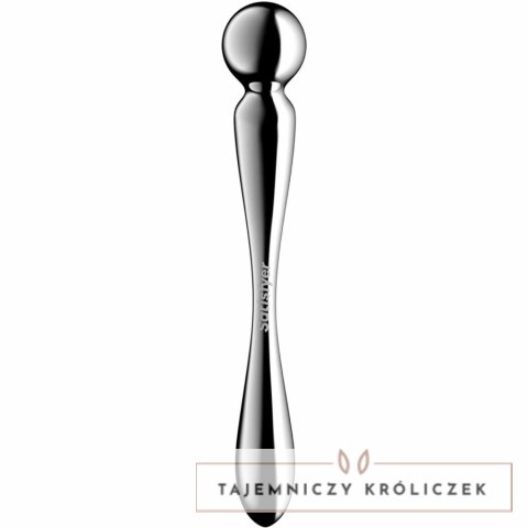 Satisfyer Star Force 2 - dwustronny masażer ze stali nierdzewnej SATISFYER DILDO